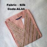ALINE SILK COTTON KURTI -AL44