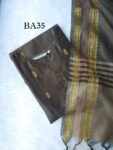 RAW SILK KURTI DUPPATTA -BA35