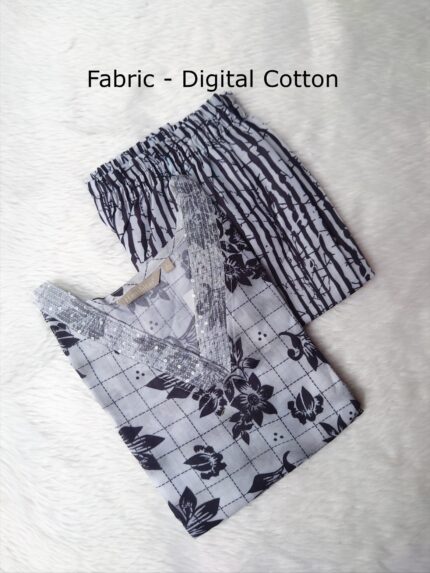 DIGITAL COTTON KURTI SET-DC01