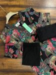 V Neck Vatican Silk Set - VS04