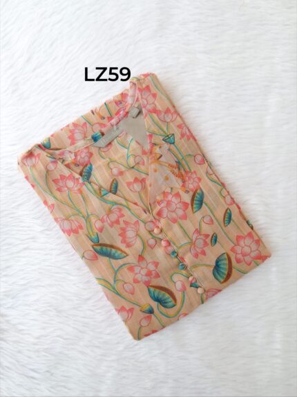 LINEN COTTON KURTI -LZ59
