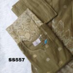 SILK COTTON KURTI SET -SS557