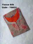 TISSUE SILK KURTI -TSK21