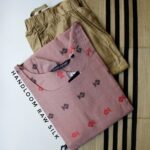 HANDLOOM RAW SILK KURTI SET -HRK04