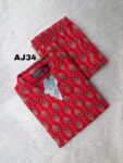 AJARK COTTON KURTI SET -AJ34