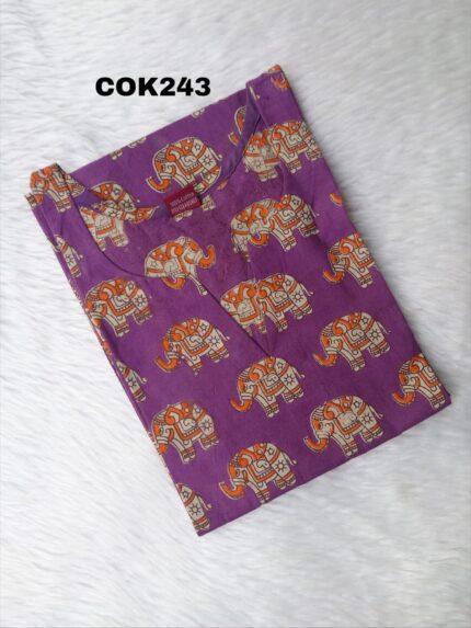 KALAMKARI COTTON KURTI-COK243