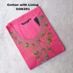 COTTON KURTIS- COK291