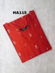 HANDLOOM RAW SILK KURTI -HA115