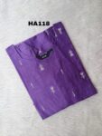 HANDLOOM RAW SILK KURTI -HA118