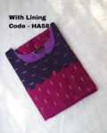 HANDLOOM RAW SILK KURTI -HA58