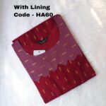 HANDLOOM RAW SILK KURTI -HA60