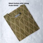 IKKAT COTTON KURTI-IC022