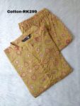 COTTON KURTI SET-RK299