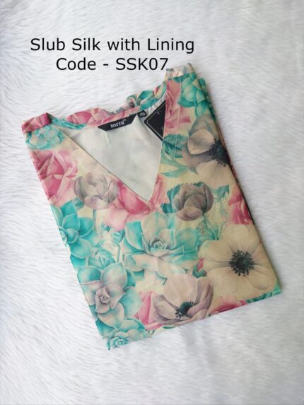 SLUB SILK KURTI -SSK07