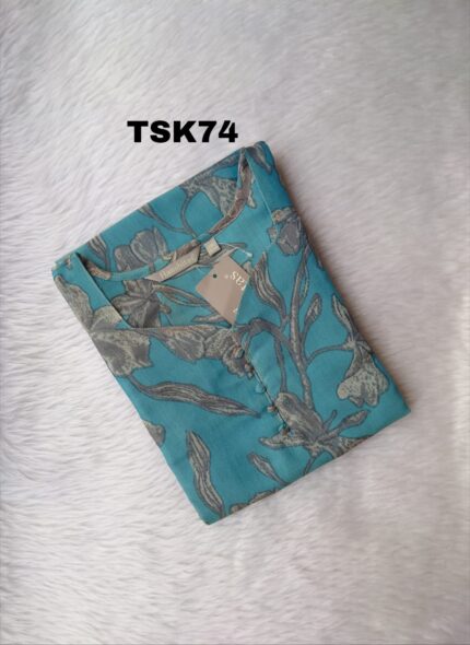 TISSSUE SILK KURTI -TSK74